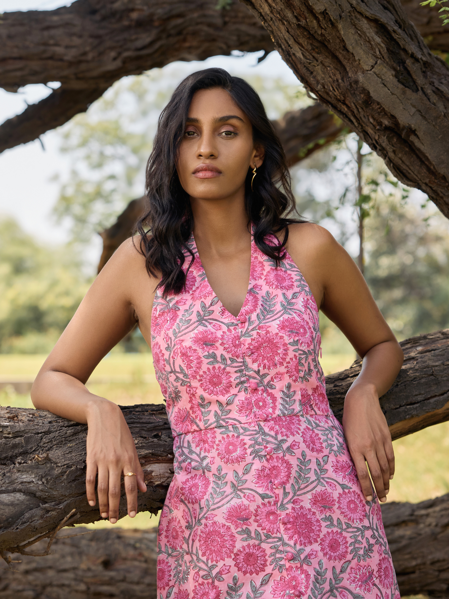 Havanna Halter Midi Dress