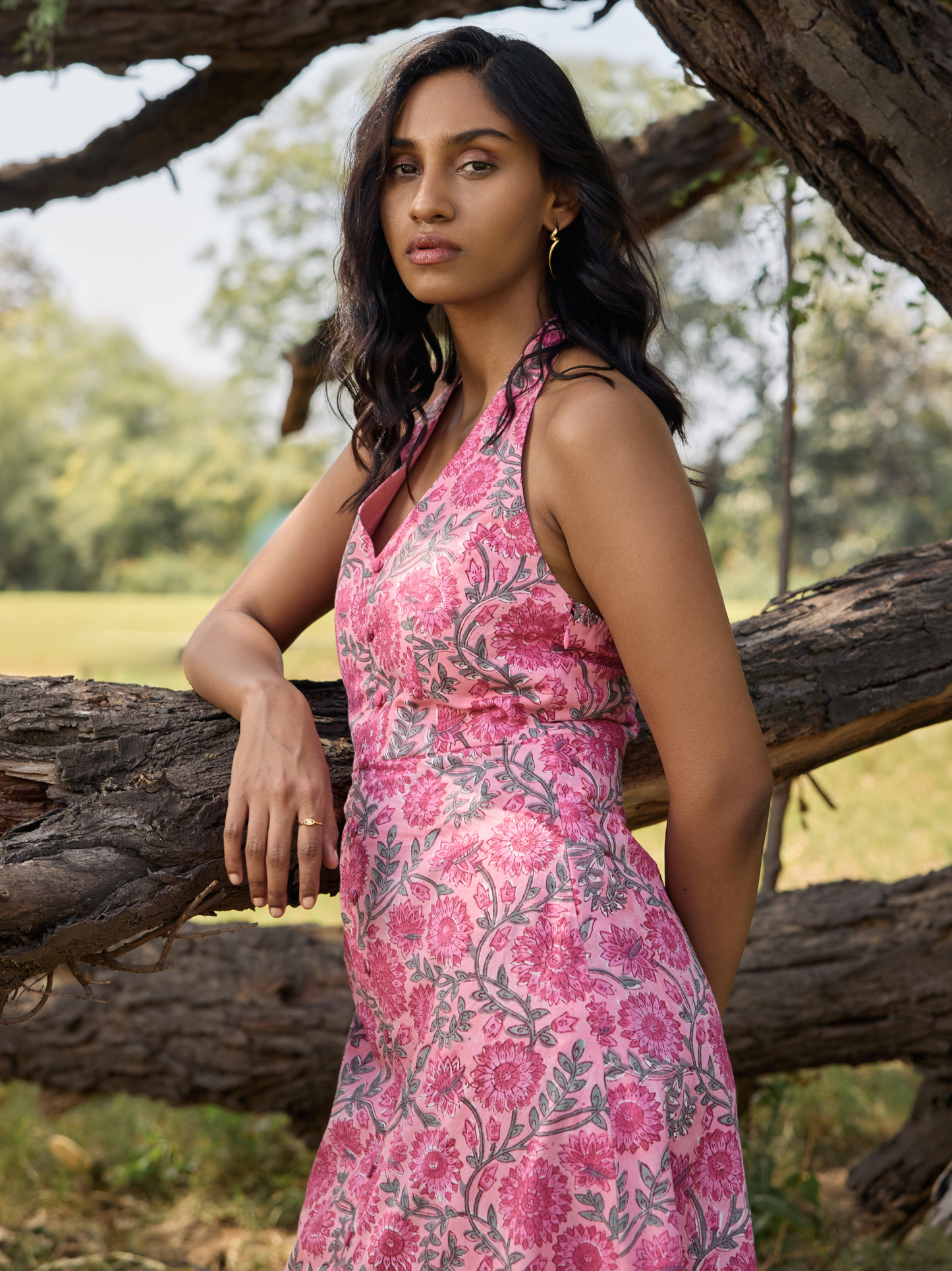 Havanna Halter Midi Dress