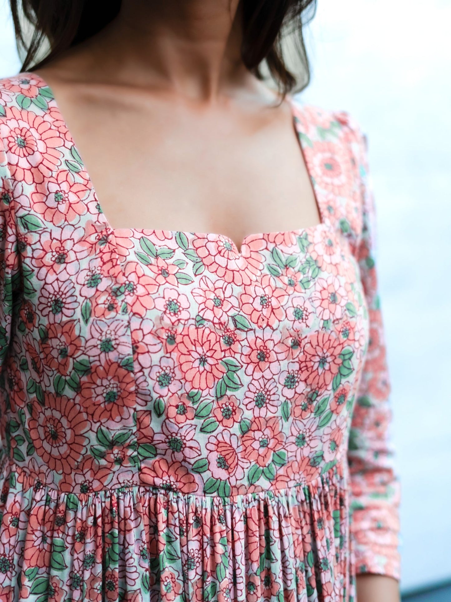 Daria Block Printed Mini Dress