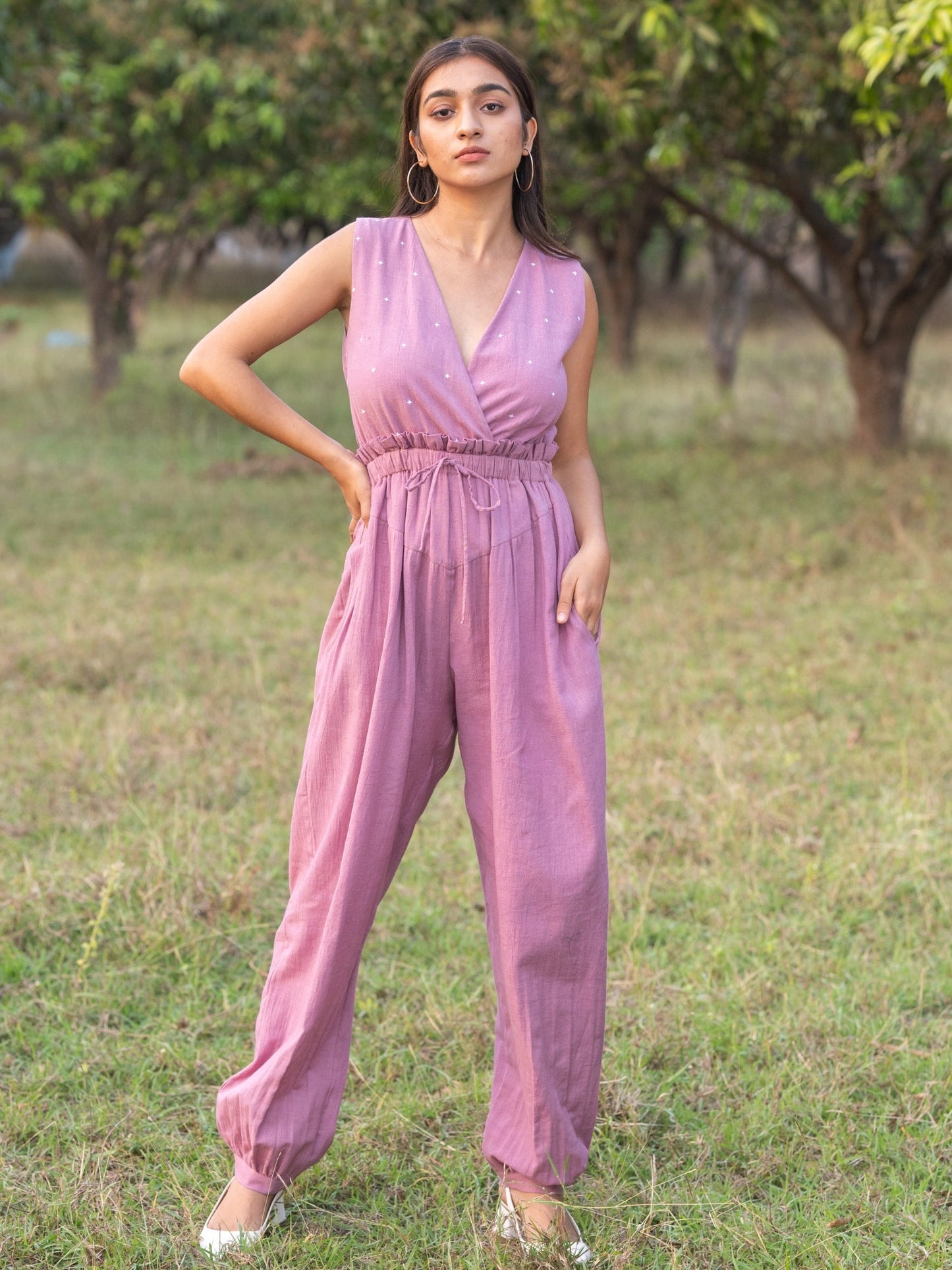 Lola Embroidered Jumpsuit